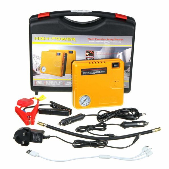 حقيبة الطوارئ المتكاملة للسيارات Booster Batterie + Compresseur