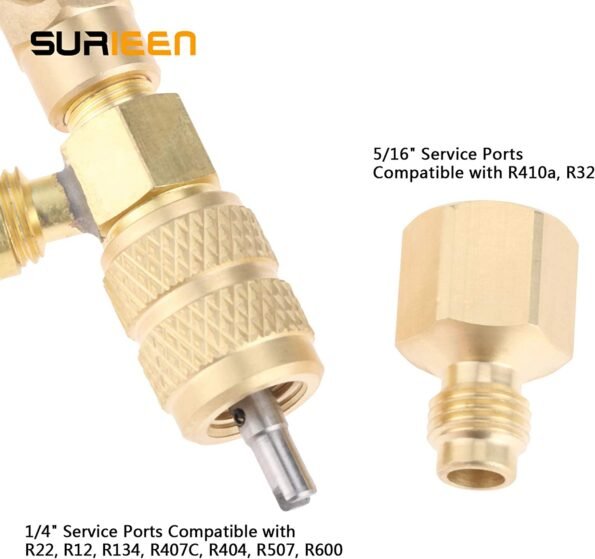 مزيل ومثبت الصمامات Dissolvant et installateur de valve avec double taille 1/4 & 5/16 — image 6