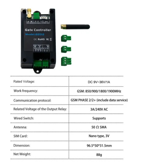 التحكم عن بعد Interrupteur Télécommande G202 GSM — image 4