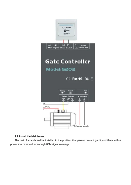 التحكم عن بعد Interrupteur Télécommande G202 GSM — image 3