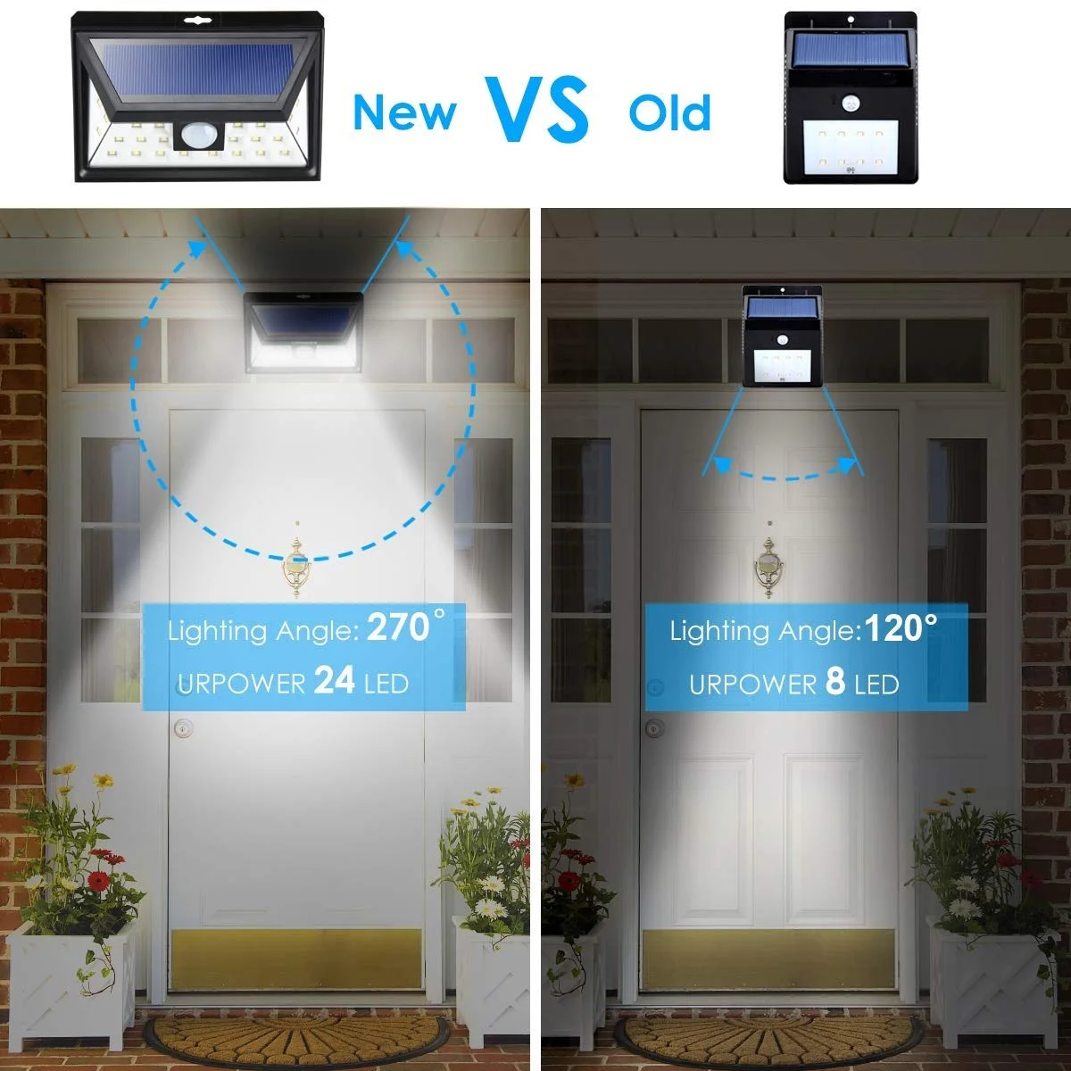 ⁦مصباح بالطاقة الشمسية Lampe Solaire avec Détecteur de Mouvement 32 LED⁩ - الصورة ⁦3⁩