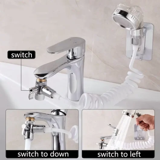 Mini douchette automatique مرش غسل الشعر و الحمام — image 3